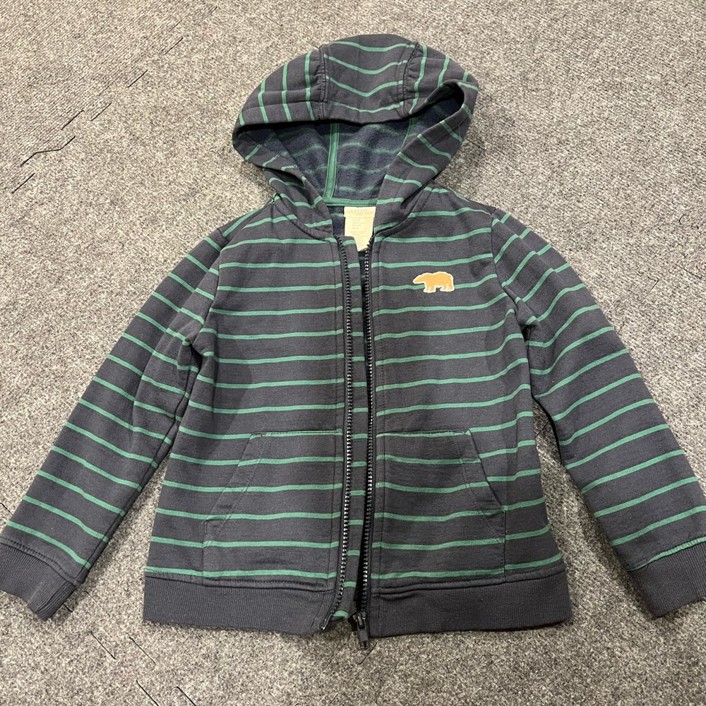 Aspen Kids size 5t zipper sweatshirt with hood for boys